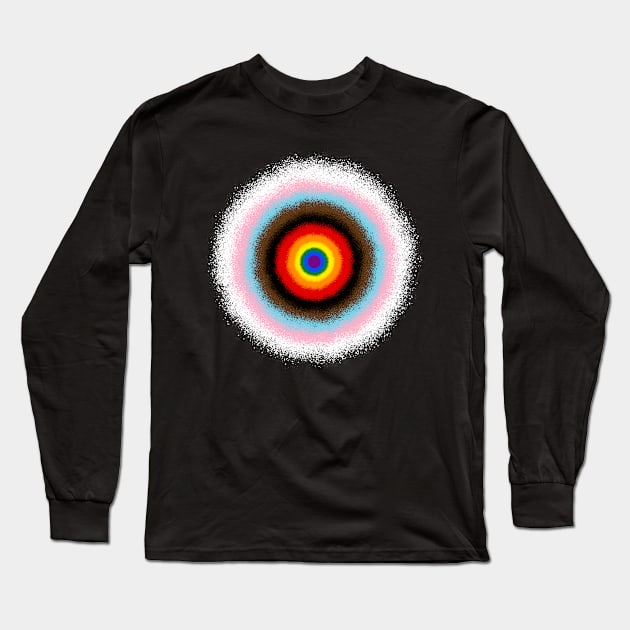 Hoop Dynamics Icon - Progress Pride Long Sleeve T-Shirt by panicdote